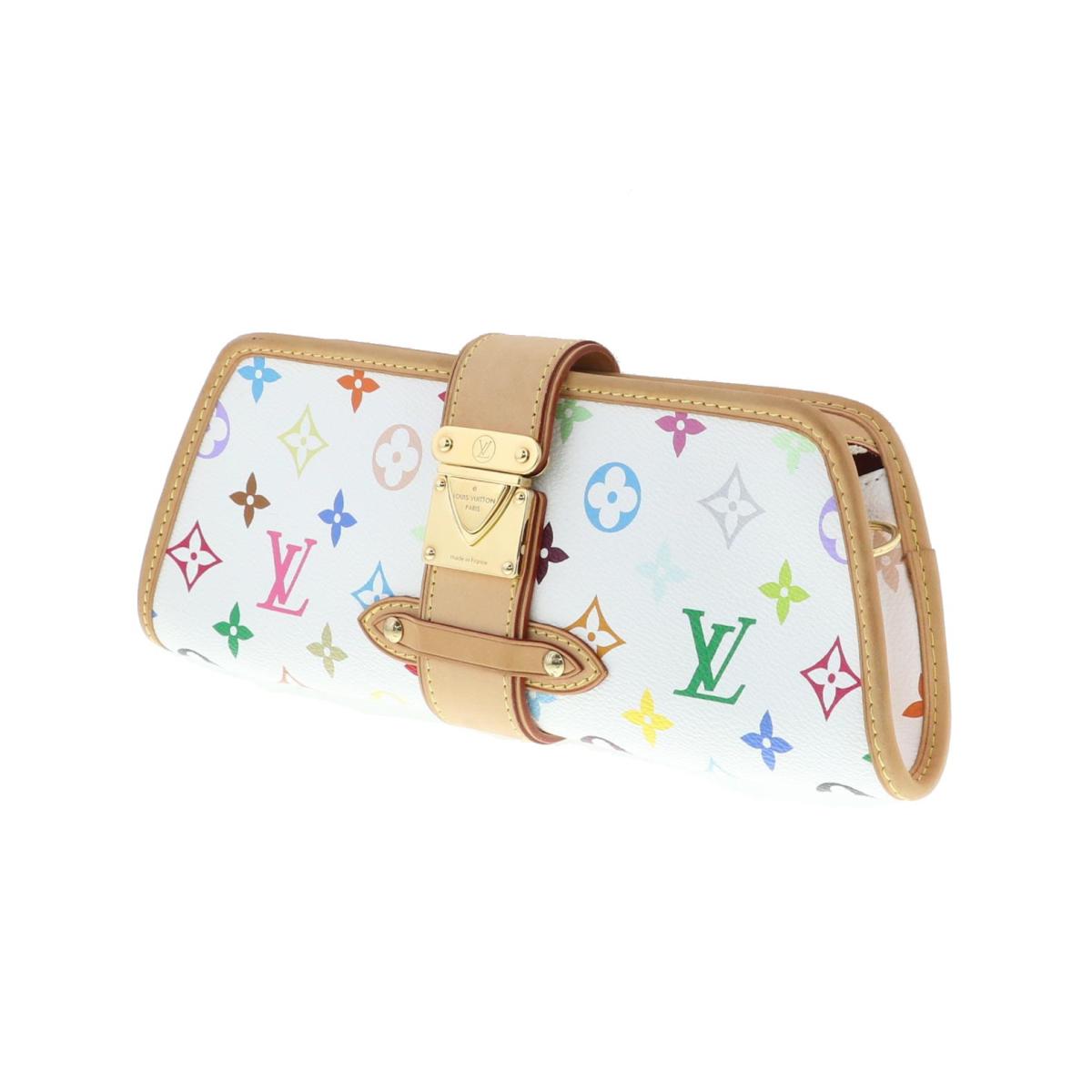 Louis Vuitton Shirley Multicolor Canvas Shoulder Bag White