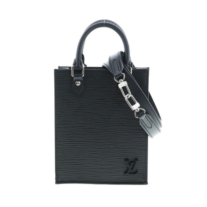 Louis Vuitton Epi Petite Sac Plat Shoulder Bag Black