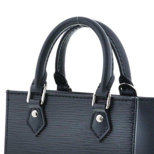 Louis Vuitton Epi Petite Sac Plat Shoulder Bag Black