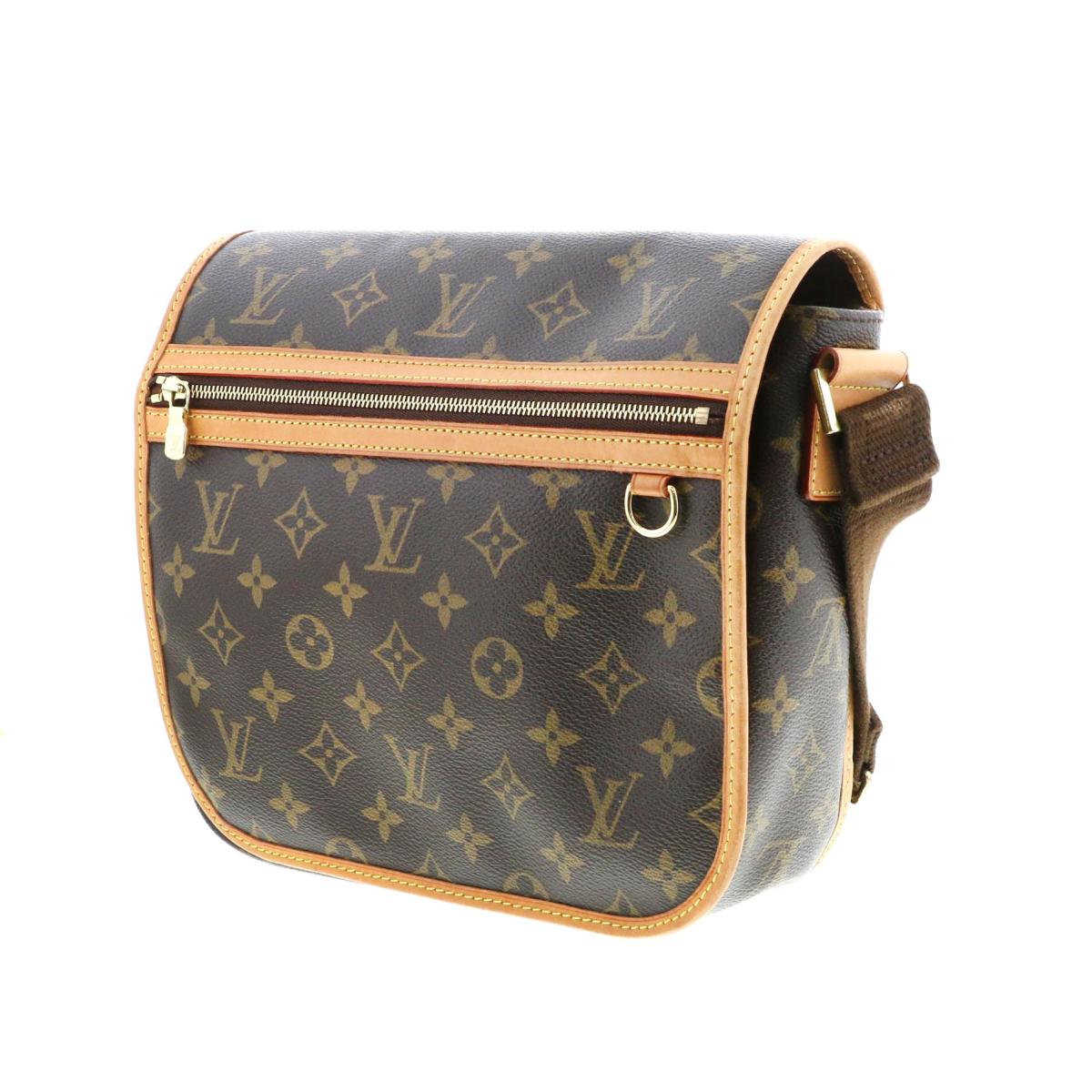 Louis Vuitton Messenger PM Bosphore Shoulder Bag Brown