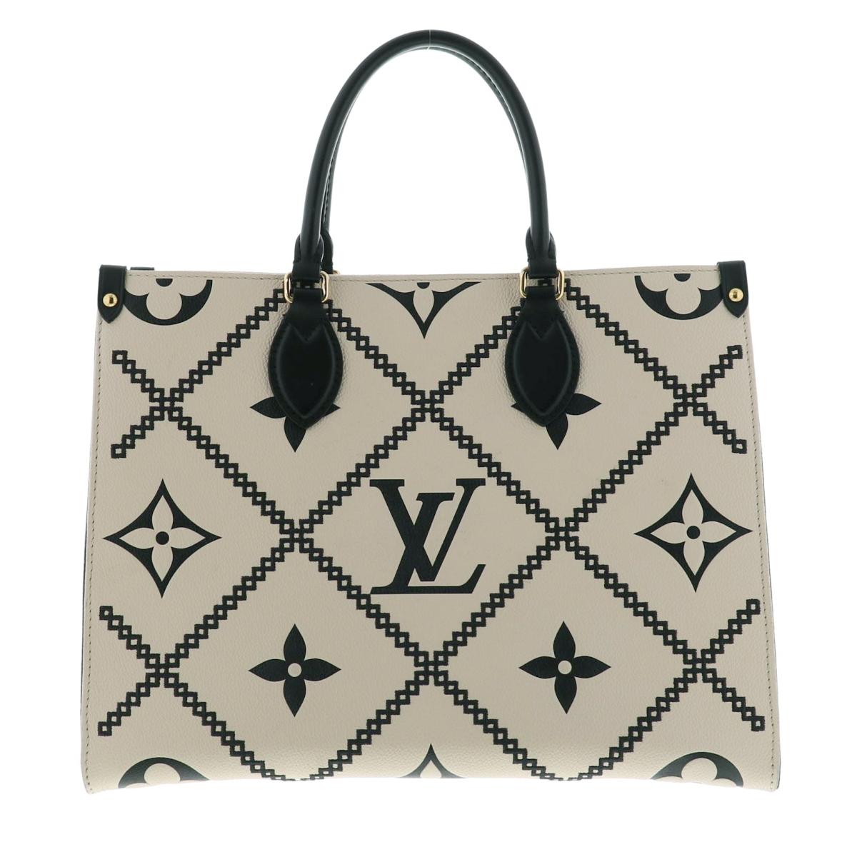 Louis Vuitton Monogram Implant On The Go MM Tote Bag