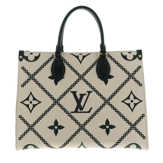 Louis Vuitton Monogram Implant On The Go MM Tote Bag