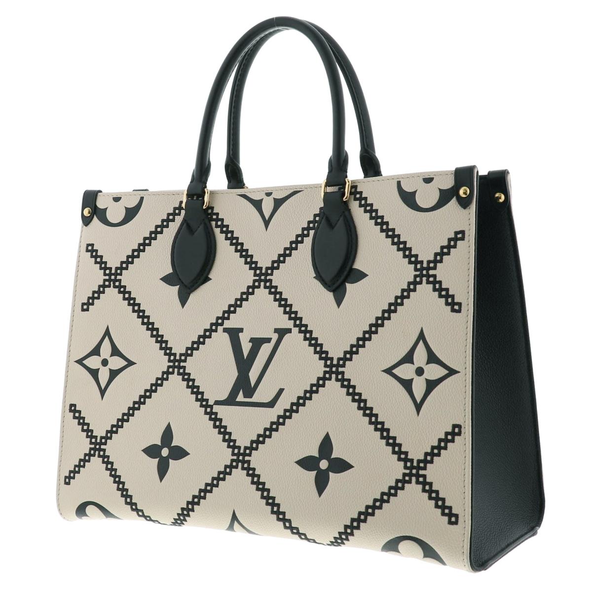 Louis Vuitton Monogram Implant On The Go MM Tote Bag