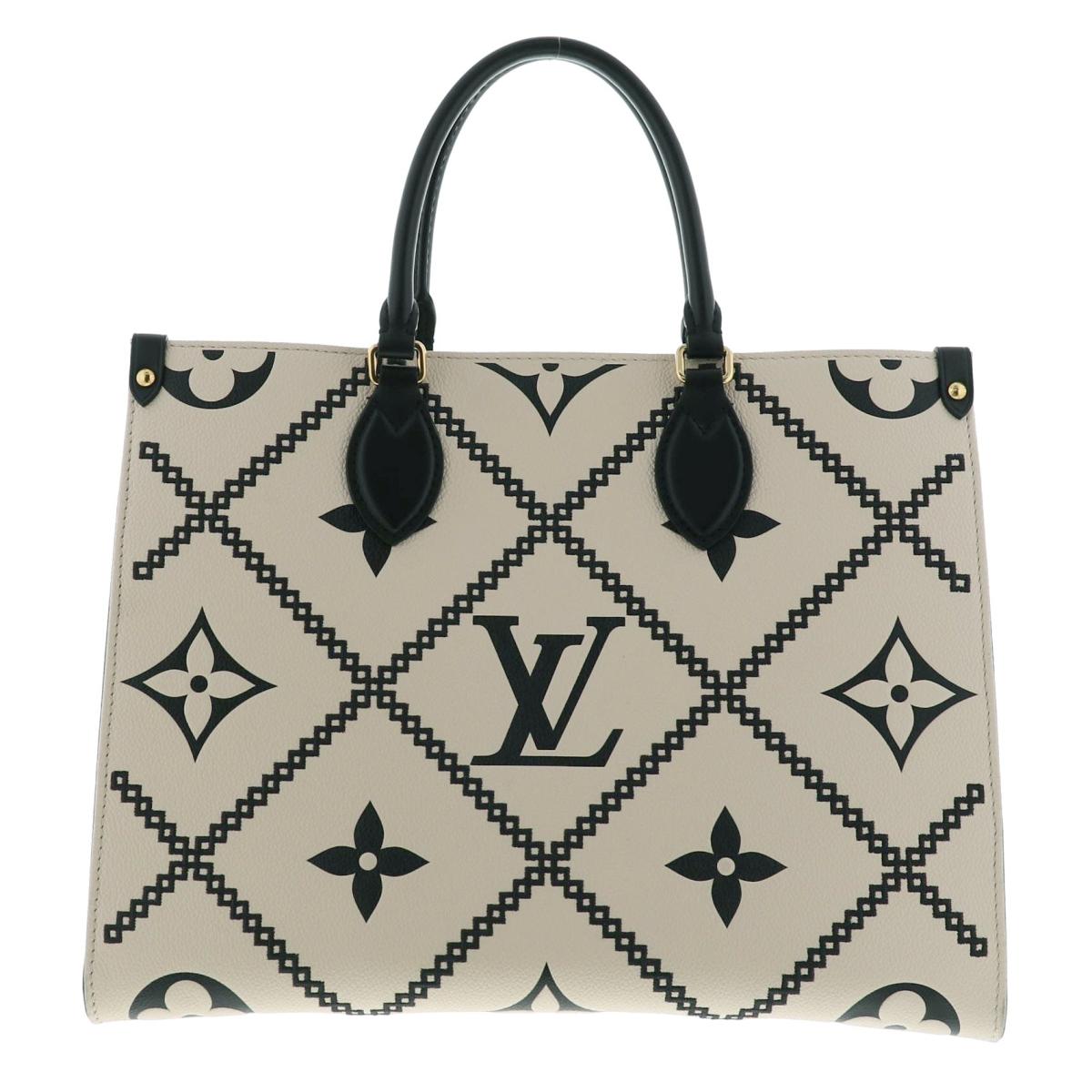 Louis Vuitton Monogram Implant On The Go MM Tote Bag