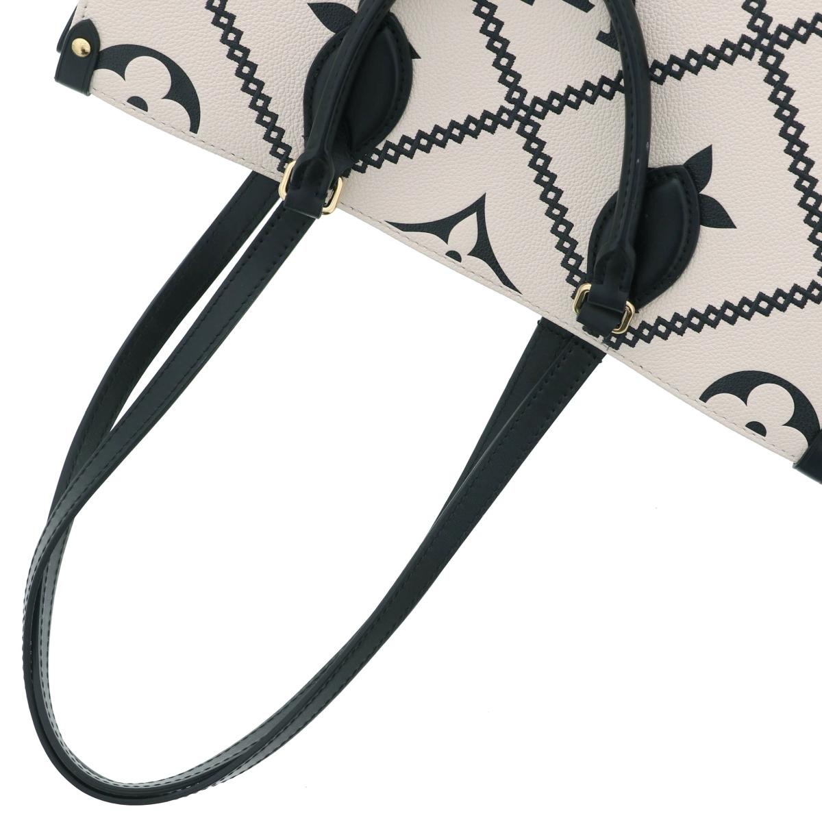 Louis Vuitton Monogram Implant On The Go MM Tote Bag