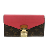 Louis Vuitton Monogram Cerise Portefeuil Pallas Long Wallet