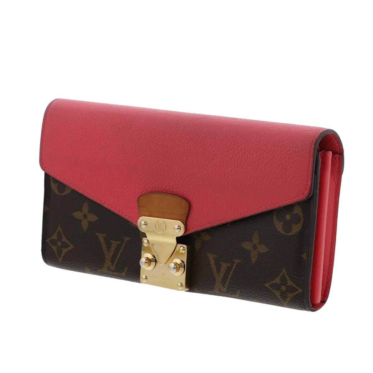 Louis Vuitton Monogram Cerise Portefeuil Pallas Long Wallet