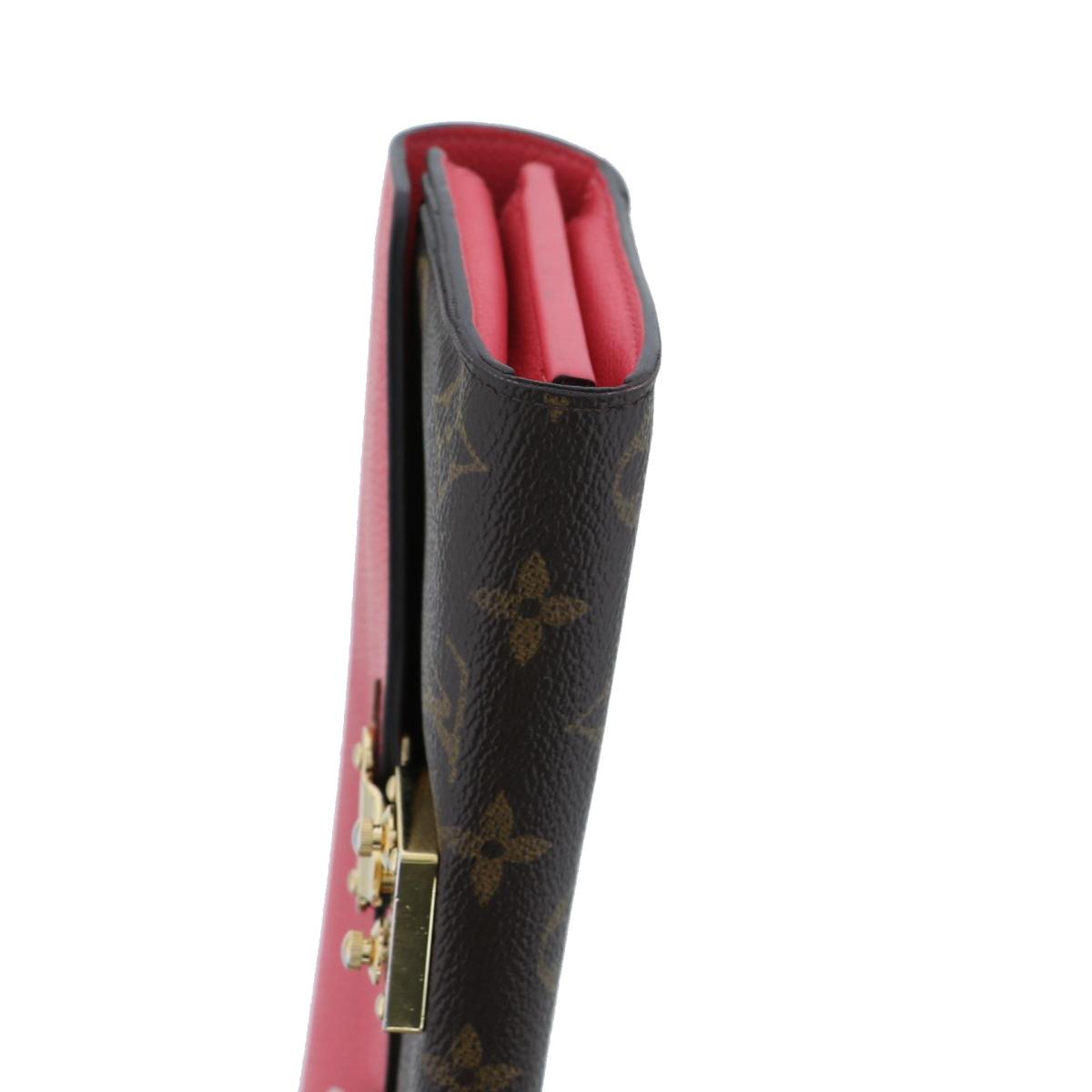 Louis Vuitton Monogram Cerise Portefeuil Pallas Long Wallet