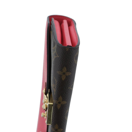 Louis Vuitton Monogram Cerise Portefeuil Pallas Long Wallet