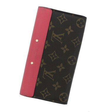 Louis Vuitton Monogram Cerise Portefeuil Pallas Long Wallet