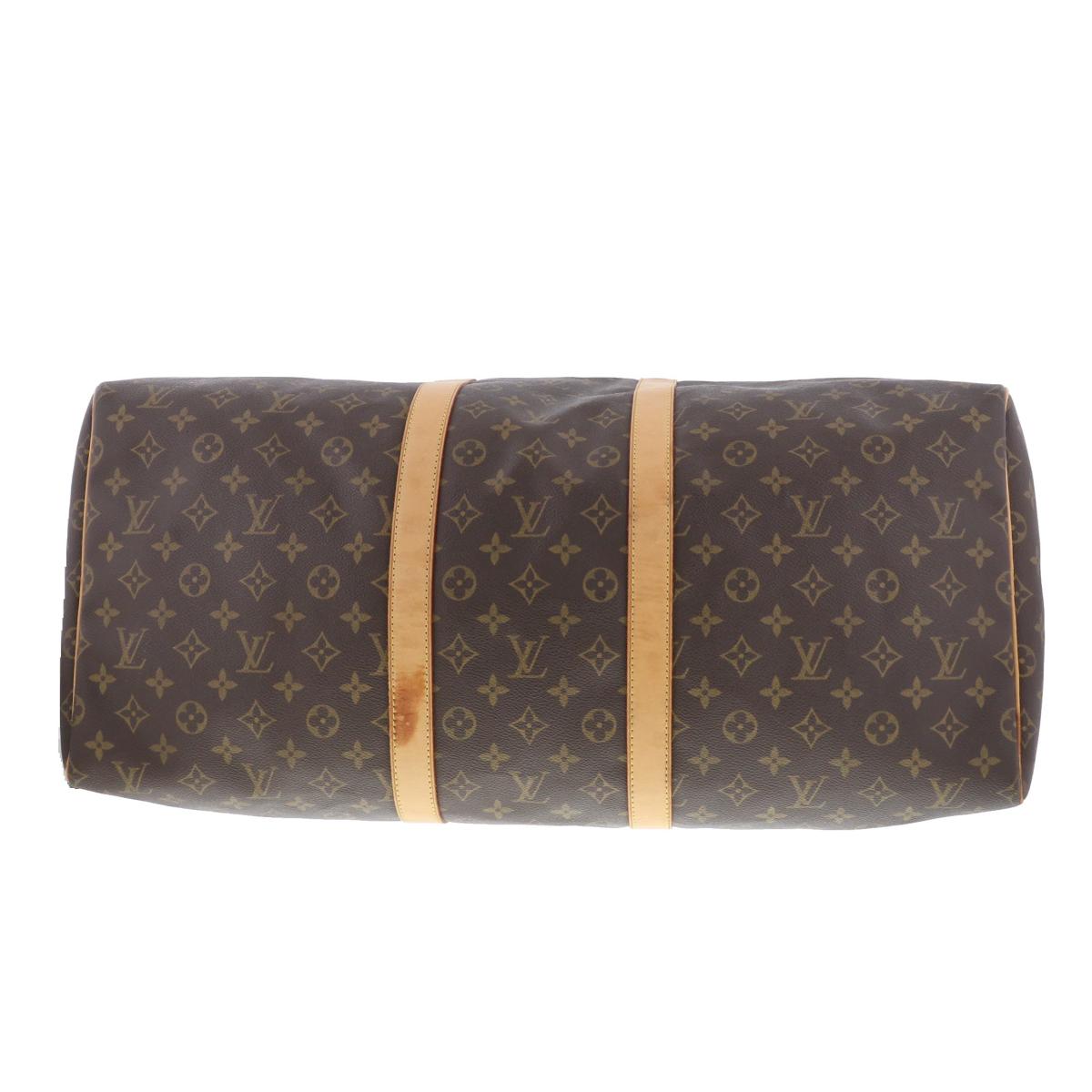 Louis Vuitton Keepall 55 Boston Bag Monogram Brown
