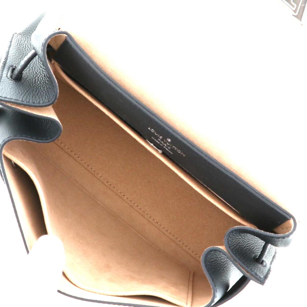 Louis Vuitton LockMe Ever BB Calf Leather Handbag Black