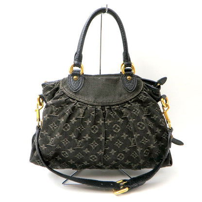 Louis Vuitton Monogram Neo cabby Denim Handbag Black