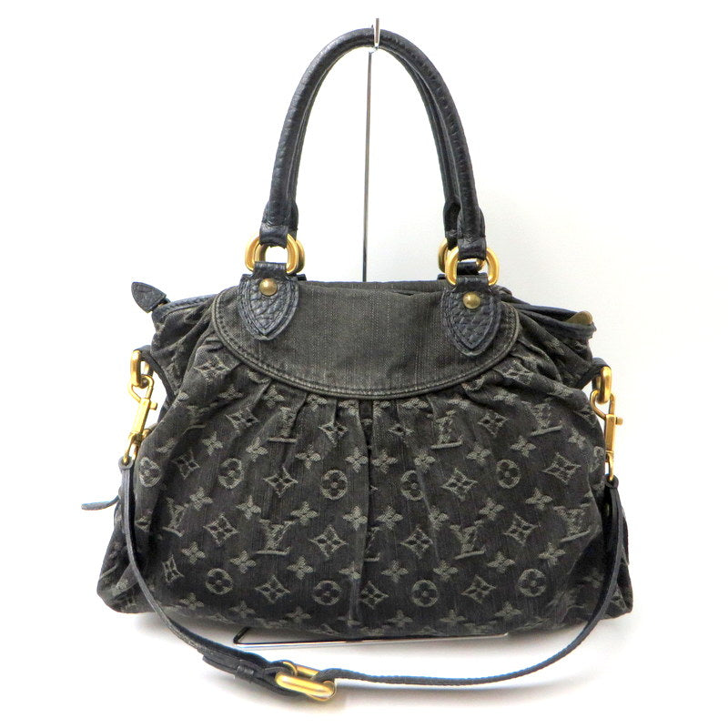 Louis Vuitton Monogram Neo cabby Denim Handbag Black