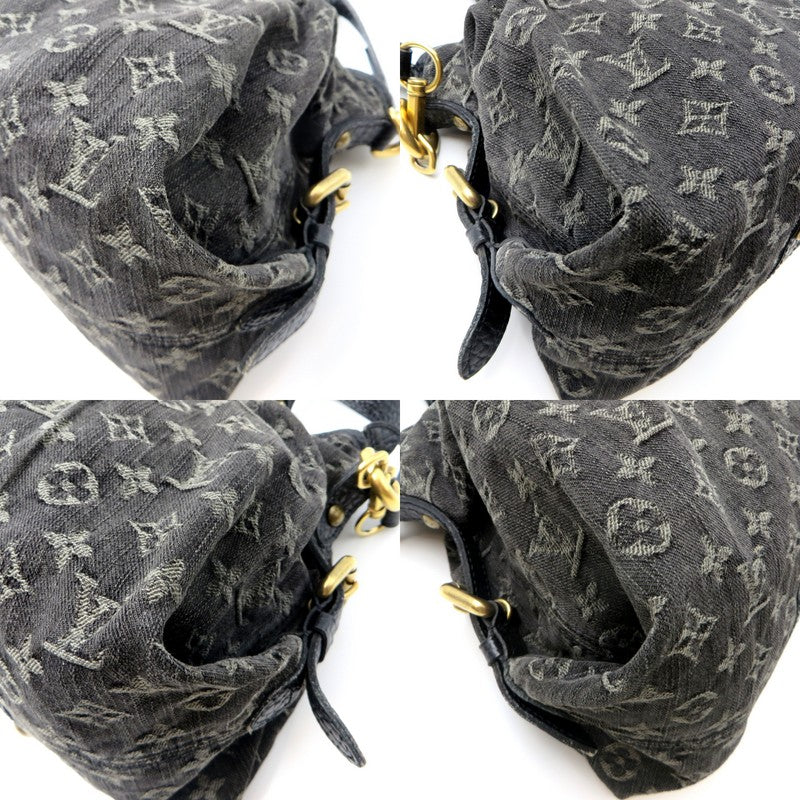 Louis Vuitton Monogram Neo cabby Denim Handbag Black