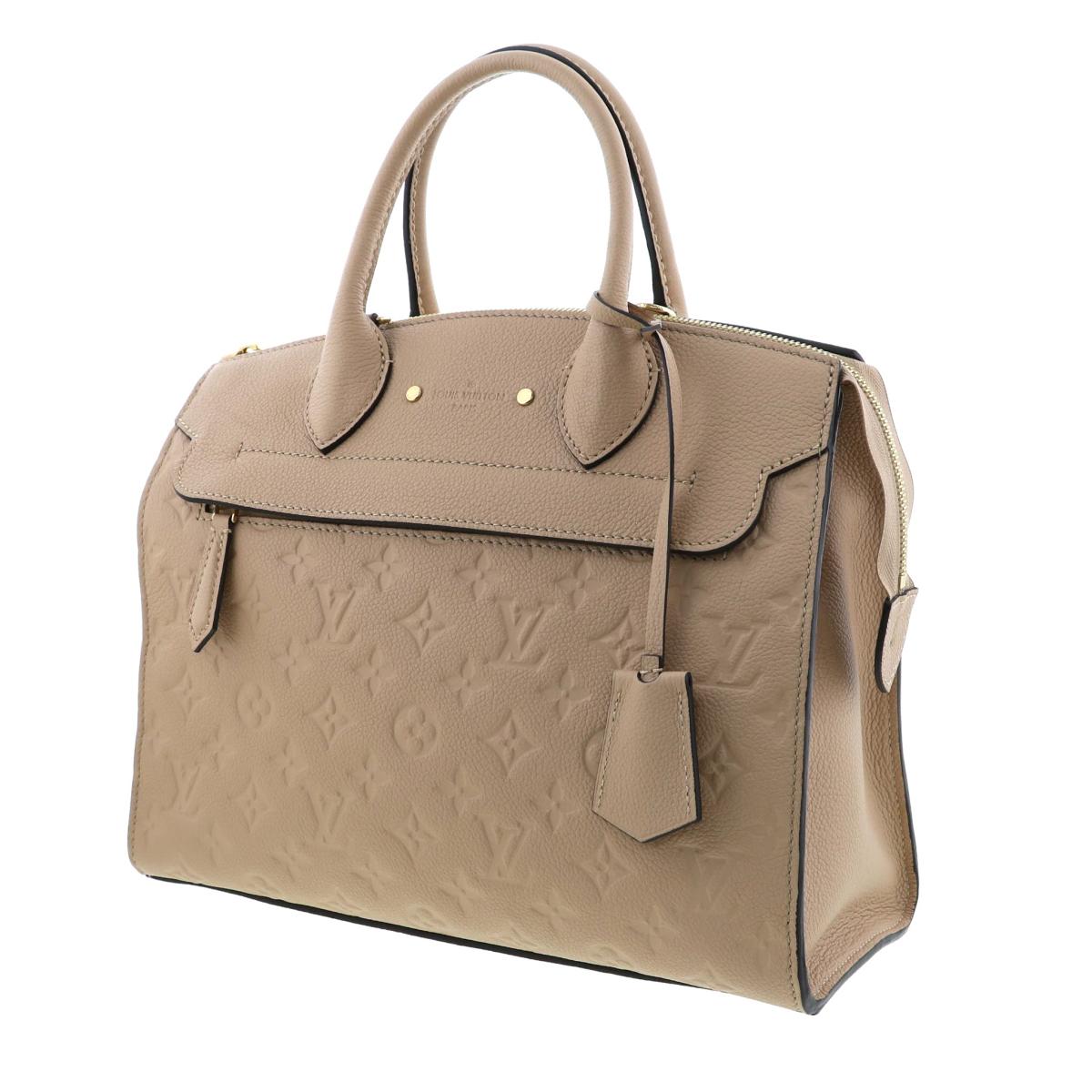 Louis Vuitton Monogram Empreinte Beige Ponfu MM Handbag