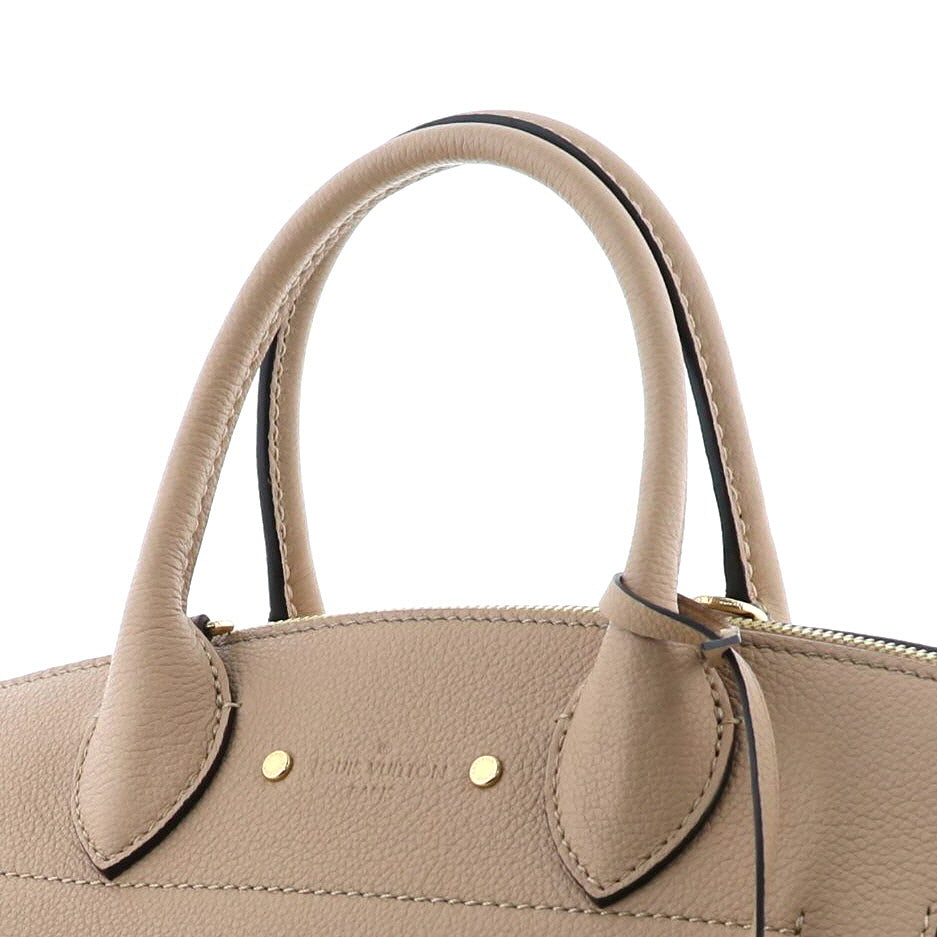 Louis Vuitton Monogram Empreinte Beige Ponfu MM Handbag