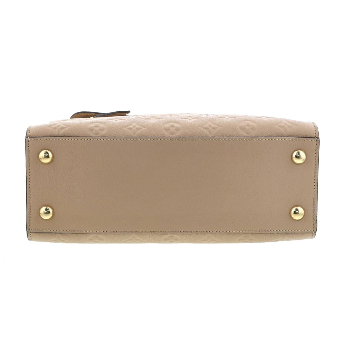 Louis Vuitton Monogram Empreinte Beige Ponfu MM Handbag
