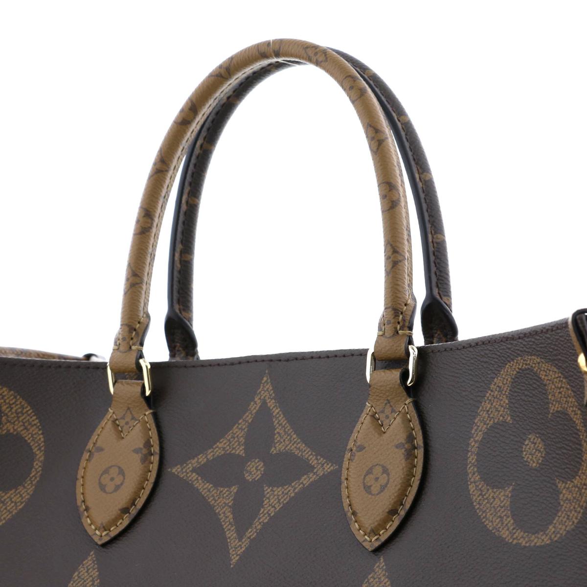 Louis Vuitton On the Go GM Bag Tote Bag Brown