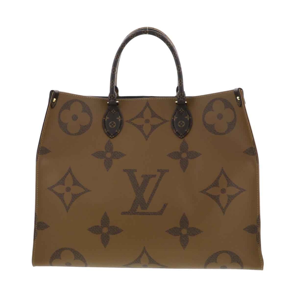 Louis Vuitton On the Go GM Bag Tote Bag Brown