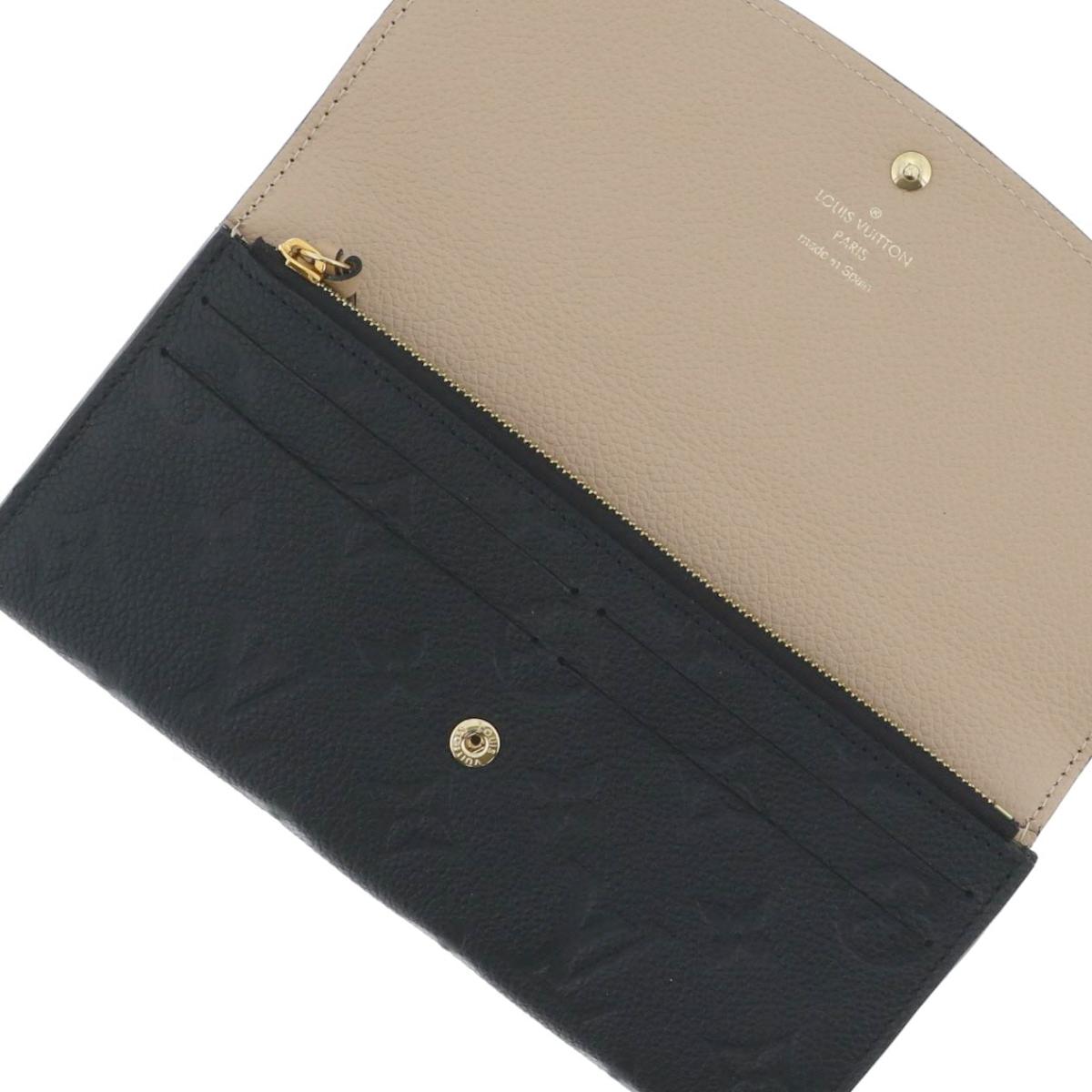 Louis Vuitton Portofeuil Emily Monogram Empreinteong Wallet
