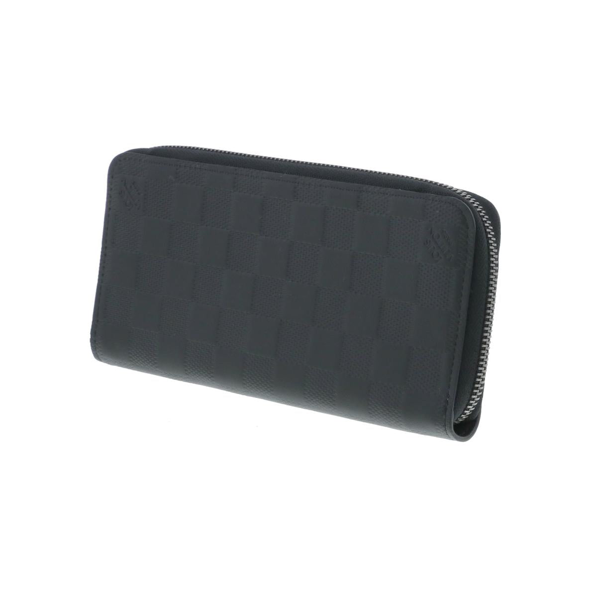 Louis Vuitton Zippy Vertical Long Wallet Black