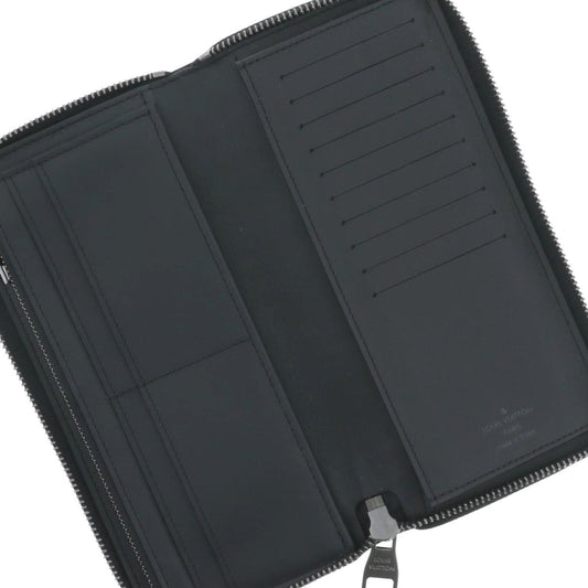 Louis Vuitton Zippy Vertical Long Wallet Black