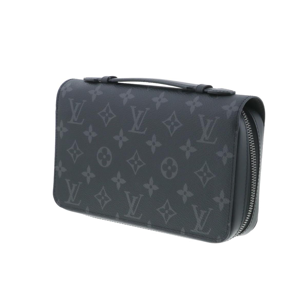 Louis Vuitton Monogram Eclipse Zippy Long Wallet