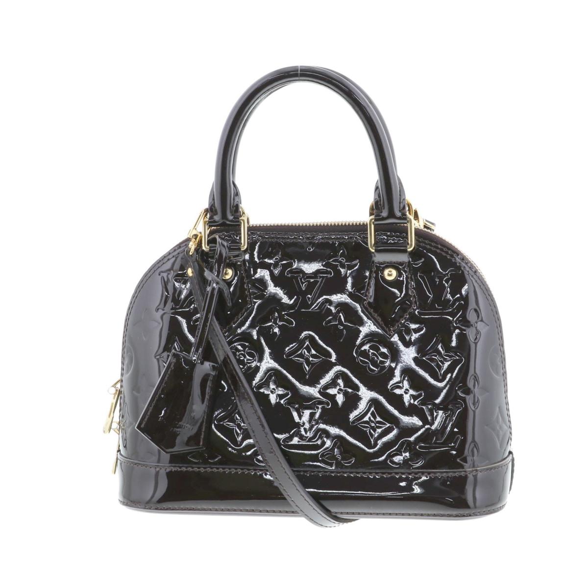 Louis Vuitton Vernis Amarant Purple Alma BB Shoulder Bag