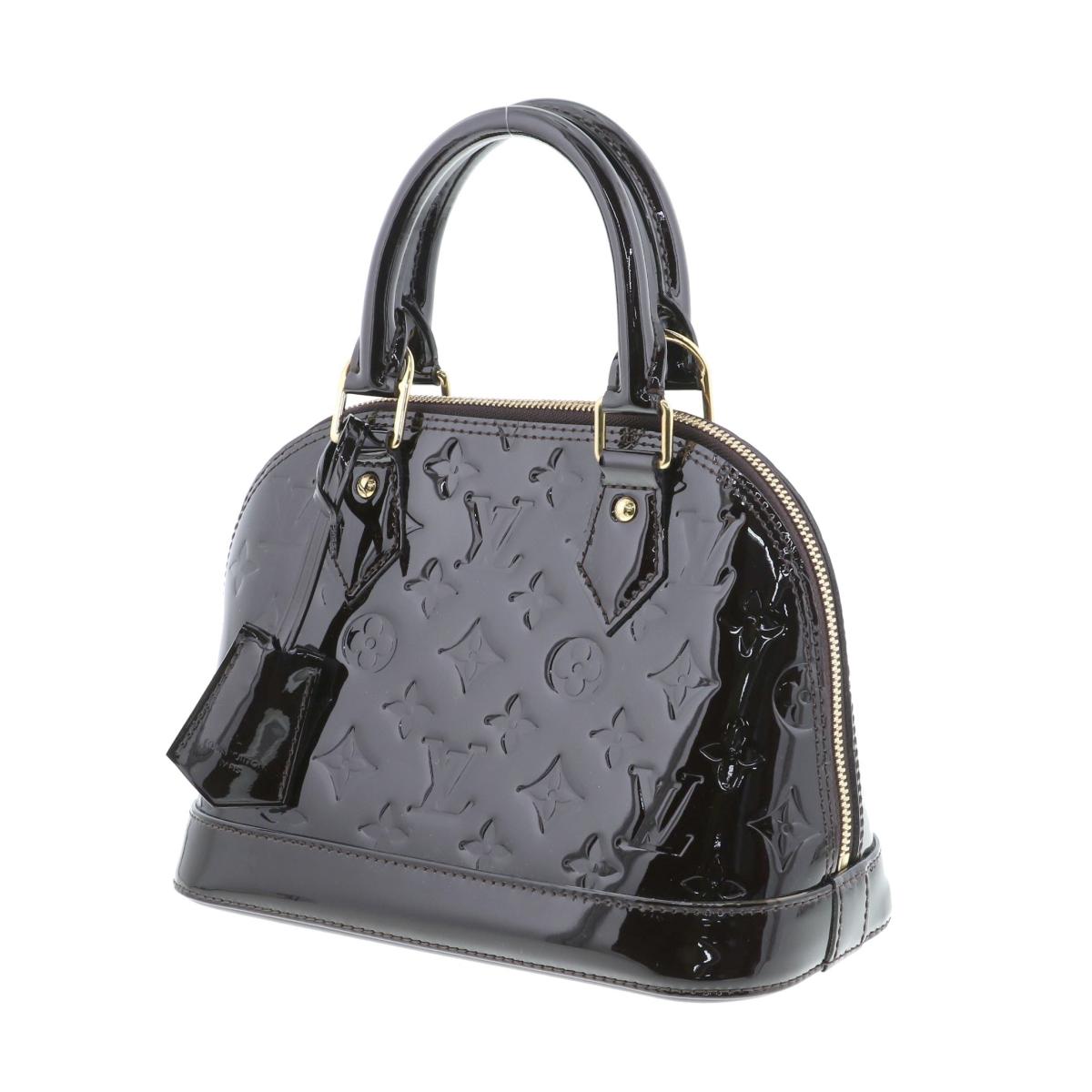 Louis Vuitton Vernis Amarant Purple Alma BB Shoulder Bag