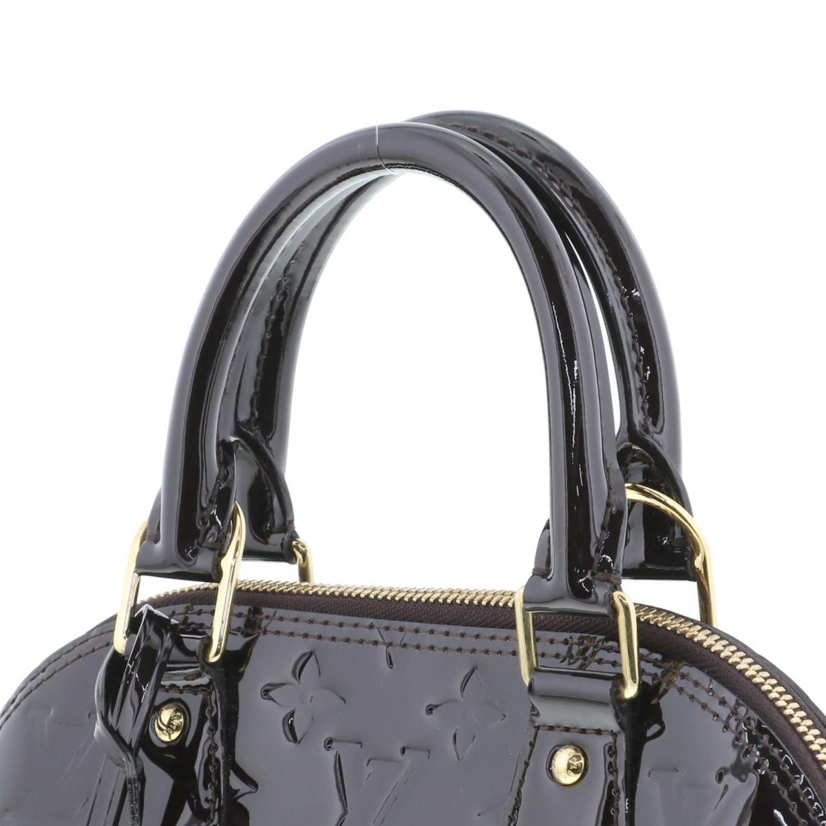 Louis Vuitton Vernis Amarant Purple Alma BB Shoulder Bag