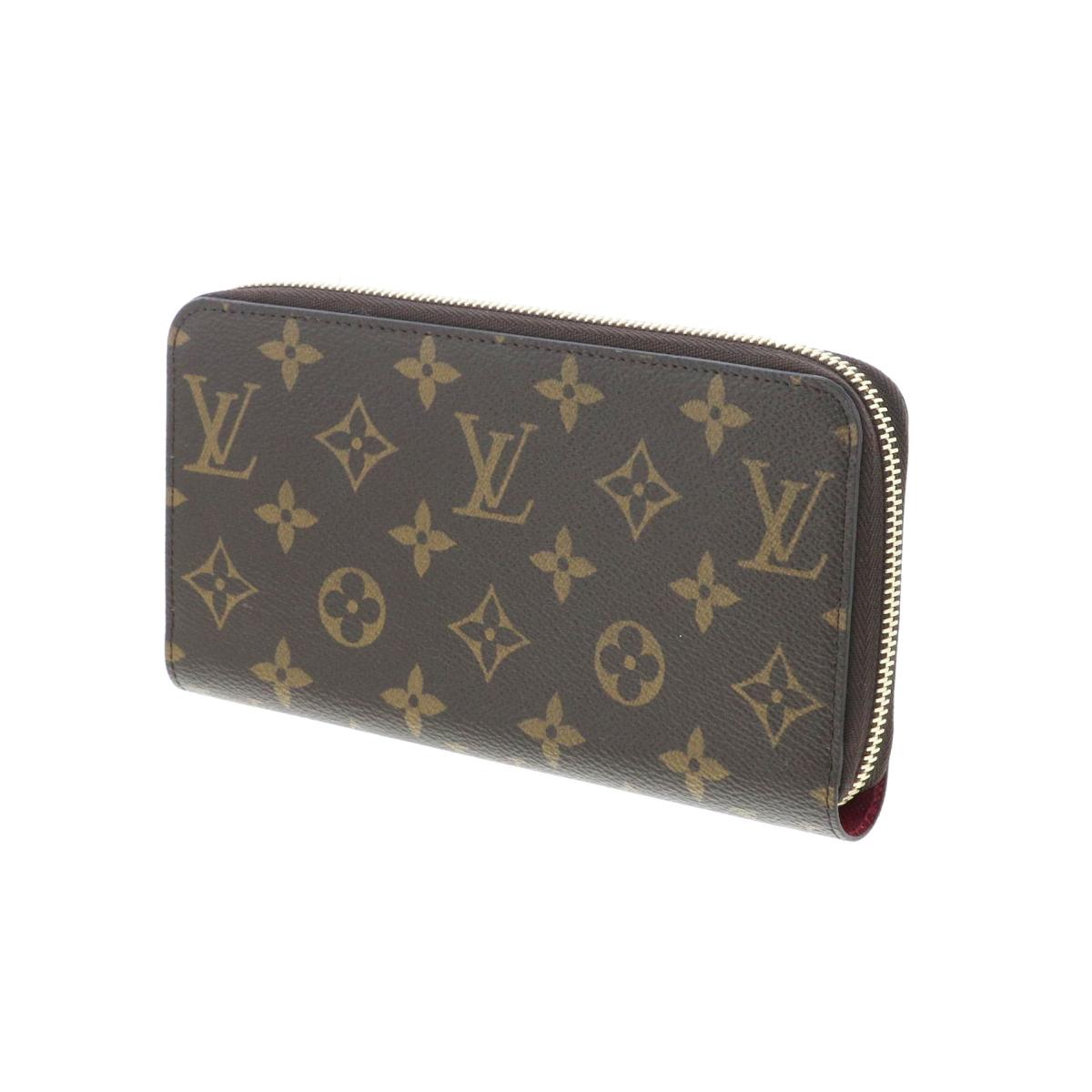 Louis Vuitton Monogram Fuchsia Zippy Long Wallet