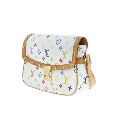 Louis Vuitton Sologne Multicolor Canvas Shoulder Bag White
