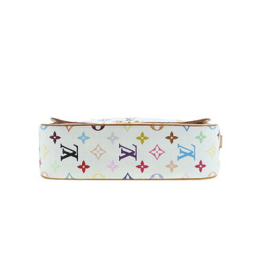 Louis Vuitton Sologne Multicolor Canvas Shoulder Bag White