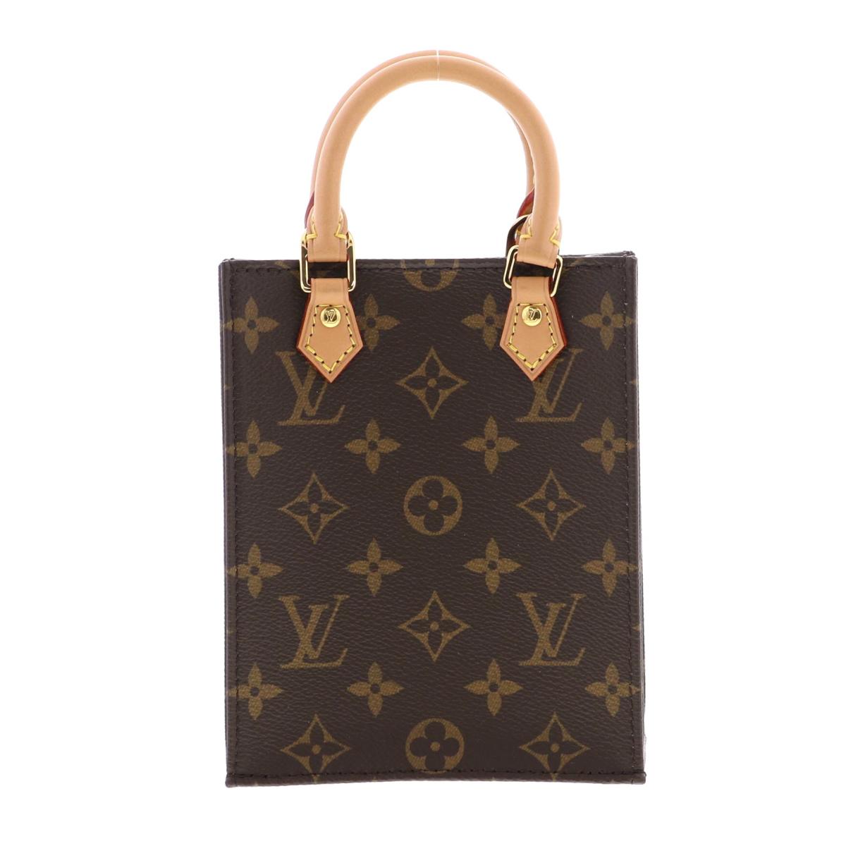 Louis Vuitton Petite Monogram Sac Plat Shoulder Bag