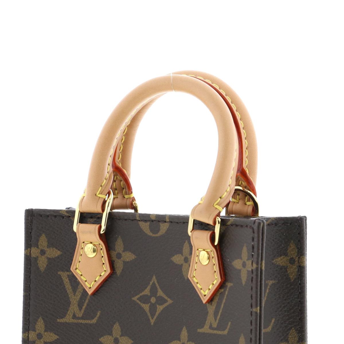 Louis Vuitton Petite Monogram Sac Plat Shoulder Bag