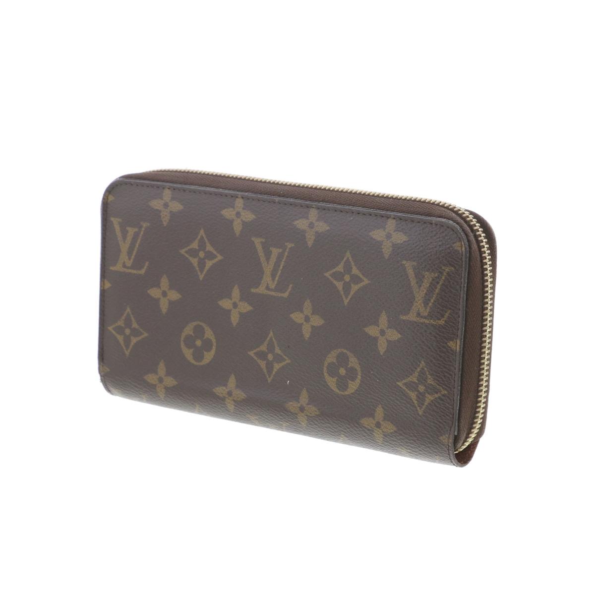 Louis Vuitton Monogram Marron Zippy Long Wallet