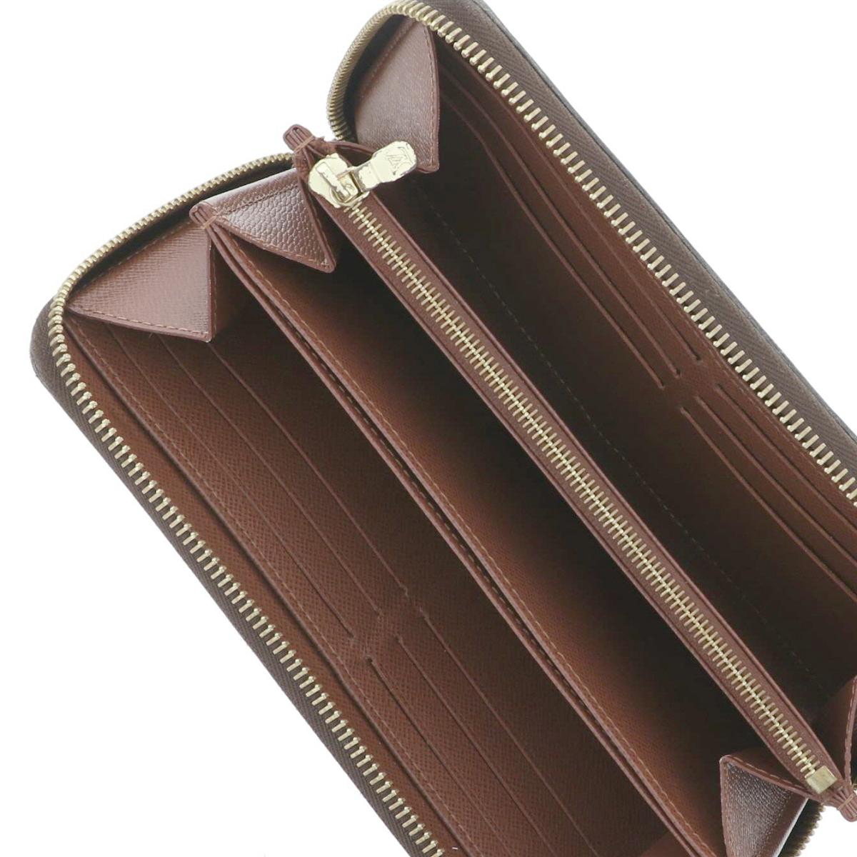 Louis Vuitton Monogram Marron Zippy Long Wallet