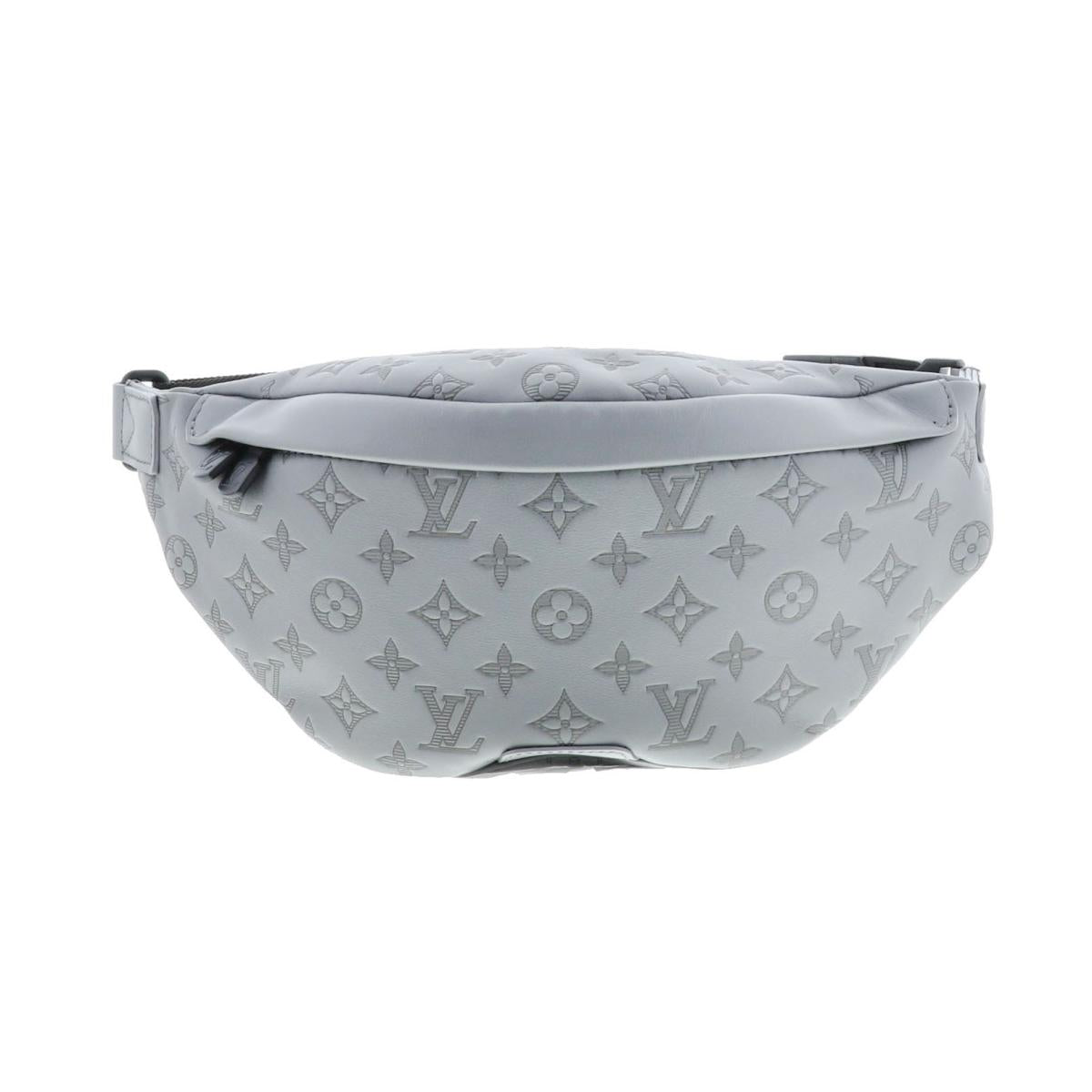Louis Vuitton Discovery Monogram Shadow Bum Bag Silver