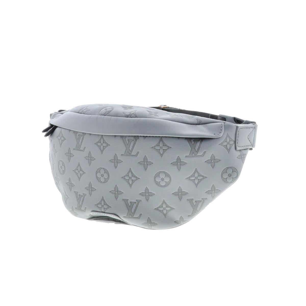 Louis Vuitton Discovery Monogram Shadow Bum Bag Silver