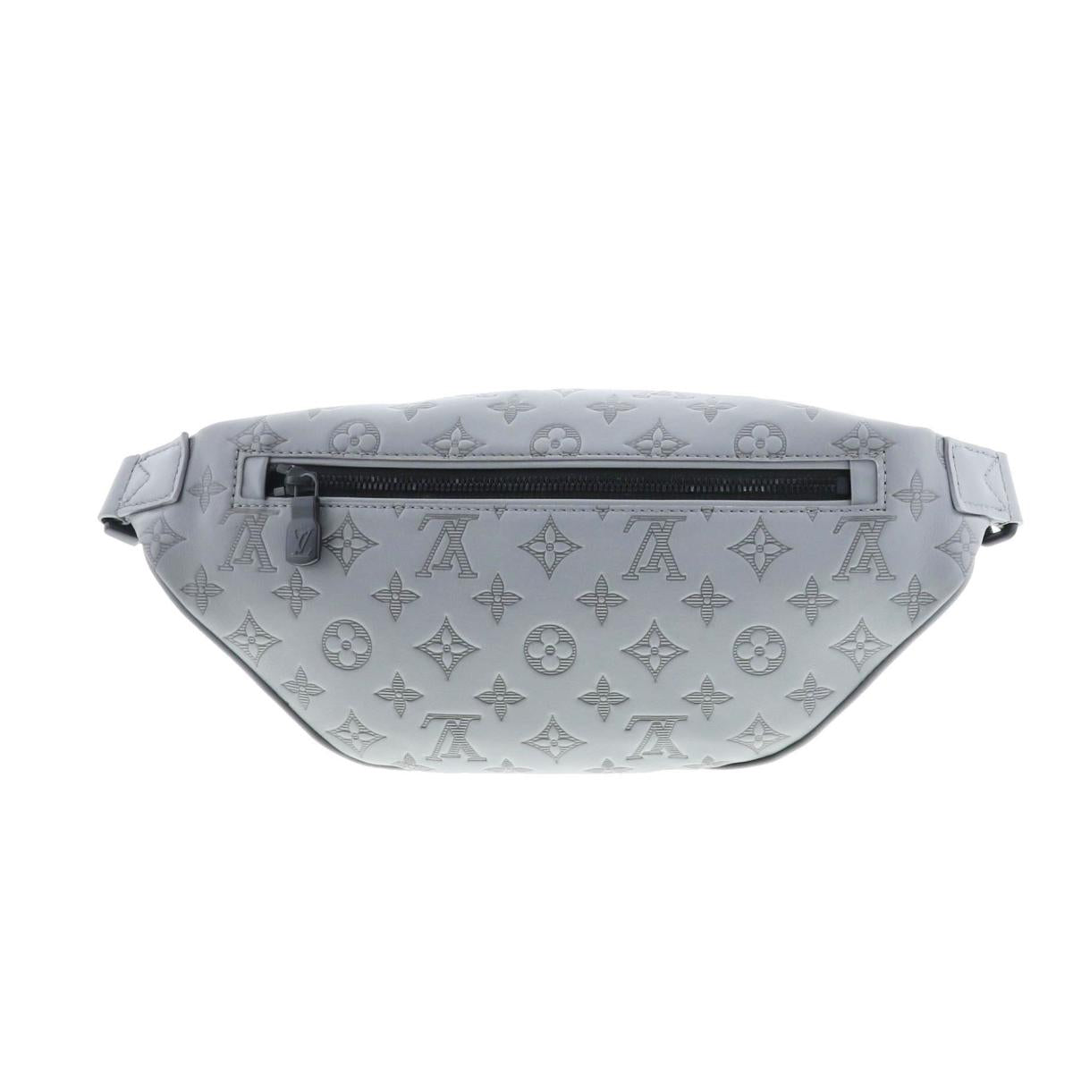 Louis Vuitton Discovery Monogram Shadow Bum Bag Silver