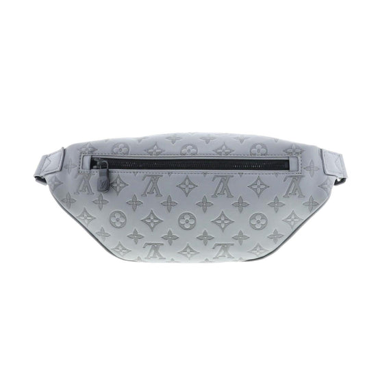 Louis Vuitton Discovery Monogram Shadow Bum Bag Silver