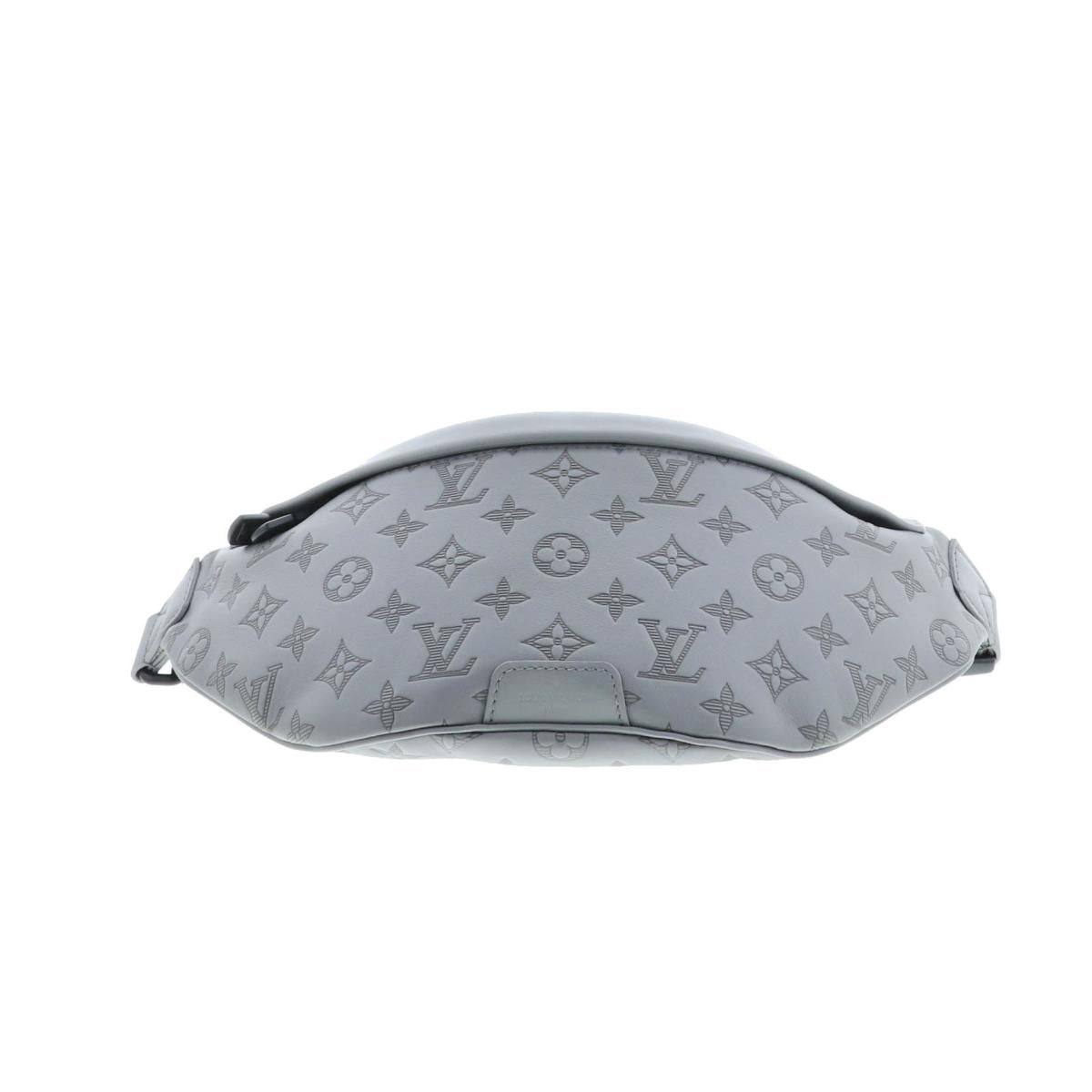 Louis Vuitton Discovery Monogram Shadow Bum Bag Silver