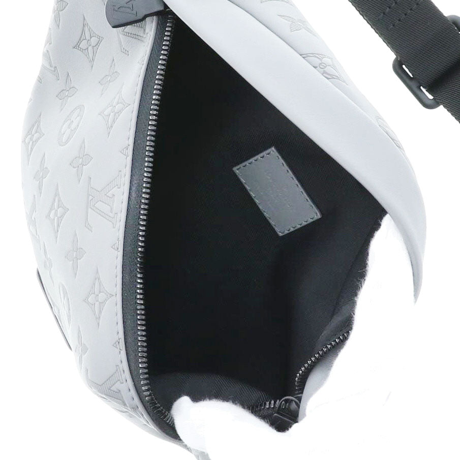 Louis Vuitton Discovery Monogram Shadow Bum Bag Silver