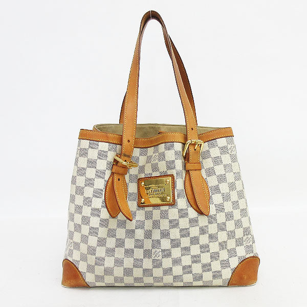 Louis Vuitton Damier Azur Hampstead MM Tote Bag