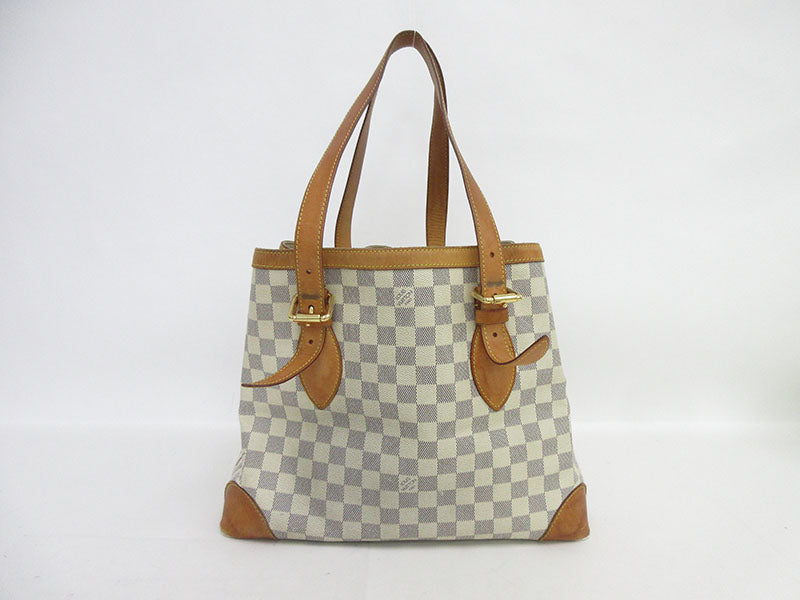 Louis Vuitton Damier Azur Hampstead MM Tote Bag