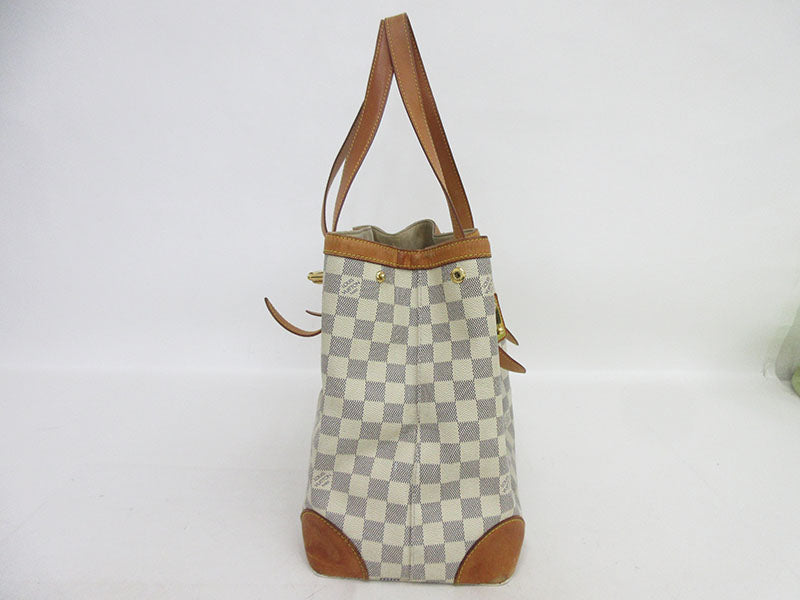Louis Vuitton Damier Azur Hampstead MM Tote Bag