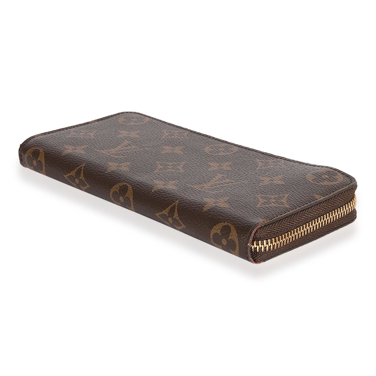 Louis Vuitton Louis Vuitton Monogram Canvas & Fuchsia Clémence Wallet