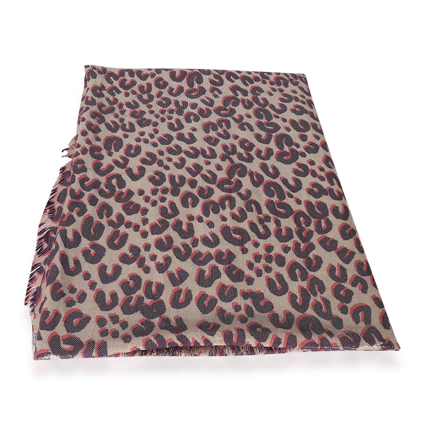 Louis Vuitton Louis Vuitton Multicolor Leopard Stefan Spro  Stole