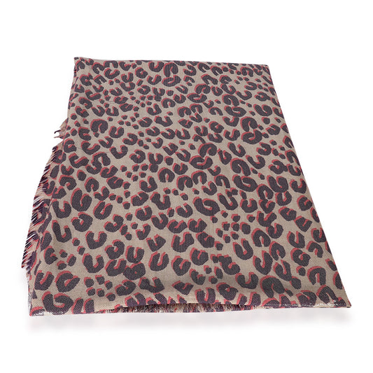 Louis Vuitton Louis Vuitton Multicolor Leopard Stefan Spro  Stole